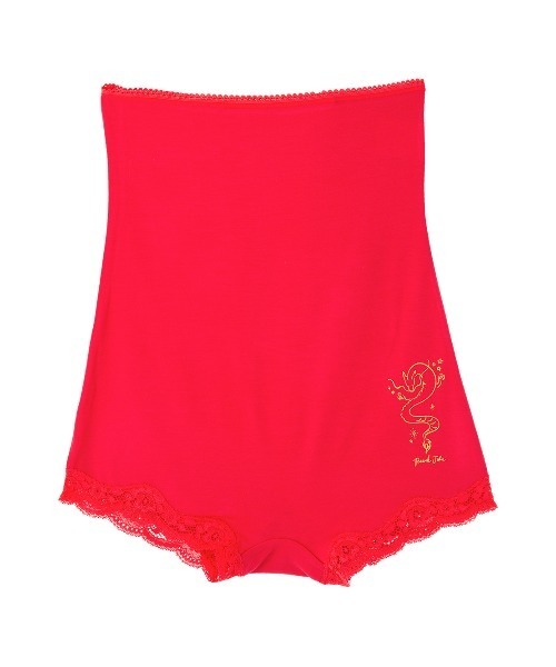 PEACH JOHN（ピーチジョン）の「【保湿加工の薄手生地がフィット、あたたかく着ぶくれもなし！腹巻付きで冷え対策に】Ｉｔ’ｓモイスティＨＡＲＡボーイ（その他アンダーウェア/インナー・レディース・ネイビー/レッド・SMALL/MEDIUM/LARGE/X-LARGE）」の2枚目の写真