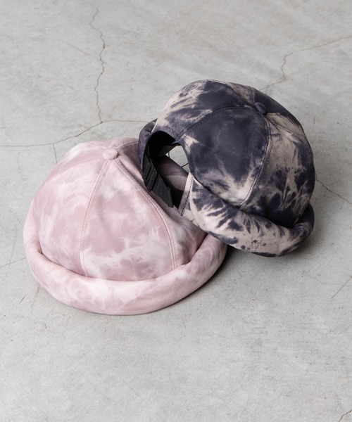 WEGO（ウィゴー）の「WEGO/タイダイフィッシャーマンキャップ（キャップ・メンズ・ブラック/ベージュ・FREE）」の4枚目の写真