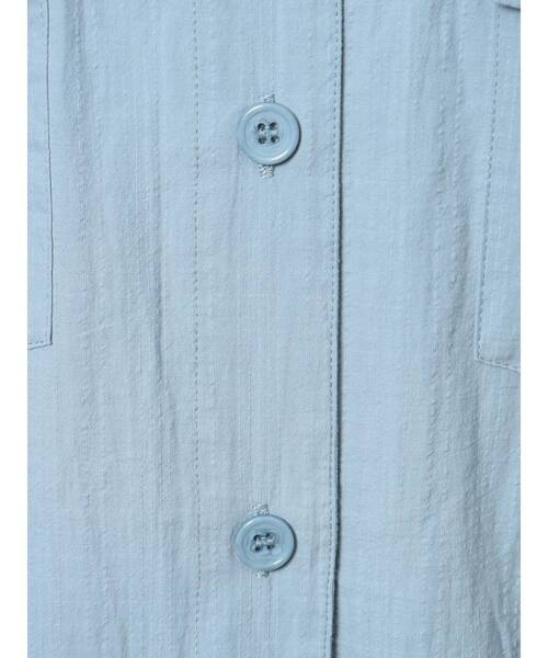 EMODA（エモダ）の「シアーバルキーシャツ（シャツ/ブラウス・レディース・ホワイト/ブラック/ブルー/マスタード・FREE）」の12枚目の写真