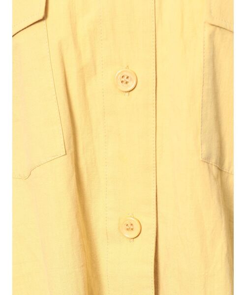 EMODA（エモダ）の「シアーバルキーシャツ（シャツ/ブラウス・レディース・ホワイト/ブラック/ブルー/マスタード・FREE）」の13枚目の写真