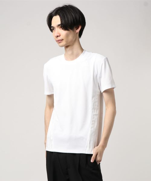 adidas（アディダス）の「アディダス adidas 半袖Tシャツ（Tシャツ/カットソー・メンズ・ブラック/カーキ/ネイビー/ダークグレー/ホワイト/オフホワイト/ブルー/ライトグリーン・M/XXL/L/XL/S）」の2枚目の写真