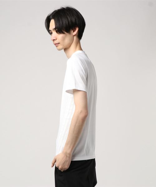 adidas（アディダス）の「アディダス adidas 半袖Tシャツ（Tシャツ/カットソー・メンズ・ブラック/カーキ/ネイビー/ダークグレー/ホワイト/オフホワイト/ブルー/ライトグリーン・M/XXL/L/XL/S）」の9枚目の写真