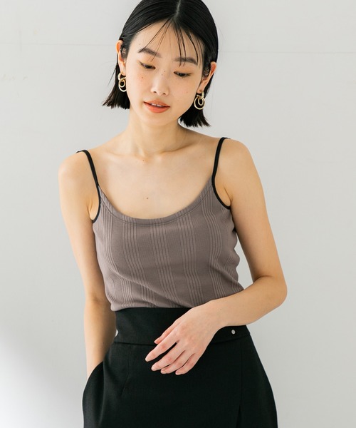 STUDIOUS(ステュディオス)の「【STUDIOUS】マルチリブパッドインキャミソール(キャミソール・レディース・ベージュ/ブラック/ホワイト・FREE)」の7枚目の写真