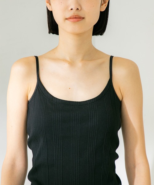 STUDIOUS(ステュディオス)の「【STUDIOUS】マルチリブパッドインキャミソール(キャミソール・レディース・ベージュ/ブラック/ホワイト・FREE)」の18枚目の写真