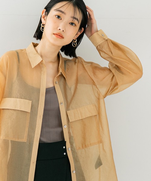 STUDIOUS(ステュディオス)の「【STUDIOUS】マルチリブパッドインキャミソール(キャミソール・レディース・ベージュ/ブラック/ホワイト・FREE)」の20枚目の写真