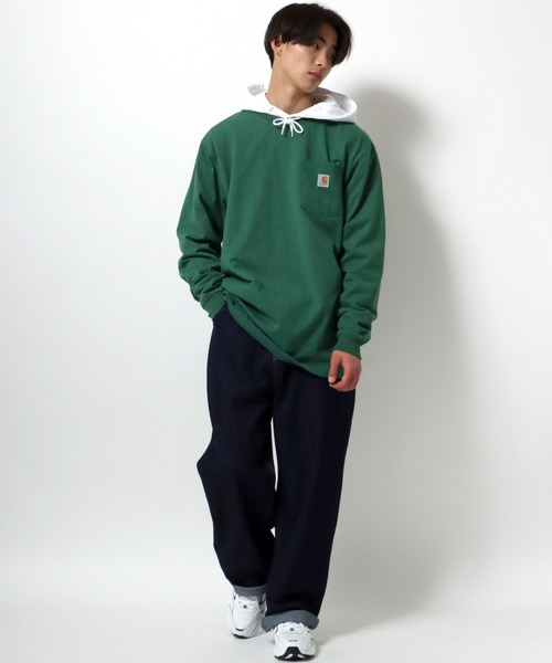 カーハート Carhartt 刺繍ワンポイント　トレーナー スウェット L carhartt WIP [カーハートダブリューアイピー] スクリプト ワン