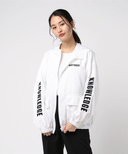 WEGO（ウィゴー）の「WEGO/スリーブ刺繍ブルゾン（ブルゾン・レディース・ホワイト/ブラック系その他/ブラック・FREE）」の12枚目の写真