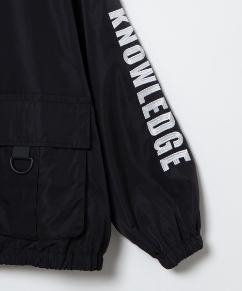 WEGO（ウィゴー）の「WEGO/スリーブ刺繍ブルゾン（ブルゾン・レディース・ホワイト/ブラック系その他/ブラック・FREE）」の13枚目の写真