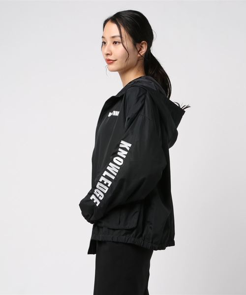 WEGO（ウィゴー）の「WEGO/スリーブ刺繍ブルゾン（ブルゾン・レディース・ホワイト/ブラック系その他/ブラック・FREE）」の9枚目の写真