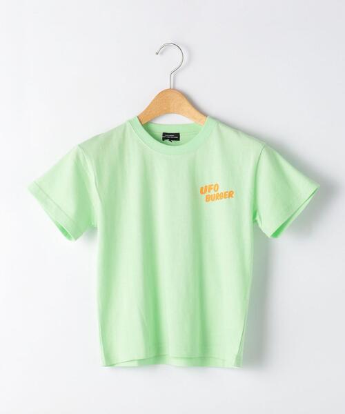 green label relaxing(グリーンレーベルリラクシング)の「【キッズ】FOODキャラクター Tシャツ(Tシャツ/カットソー・キッズ・ライム/オフホワイト・95/105/135/125/115)」の9枚目の写真