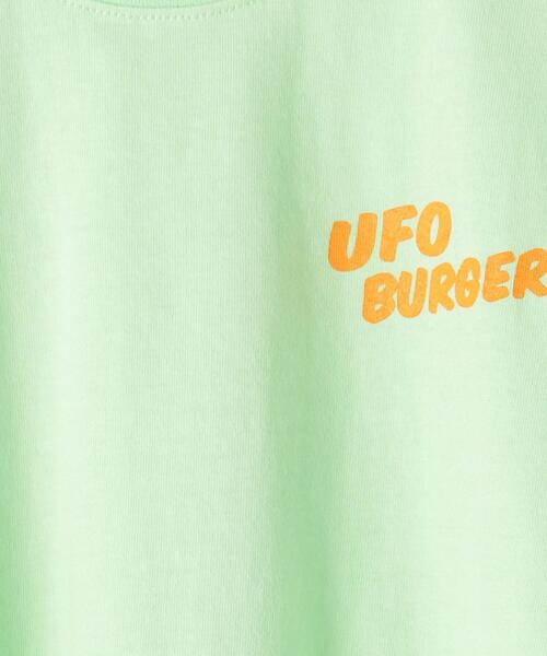 green label relaxing(グリーンレーベルリラクシング)の「【キッズ】FOODキャラクター Tシャツ(Tシャツ/カットソー・キッズ・ライム/オフホワイト・95/105/135/125/115)」の5枚目の写真