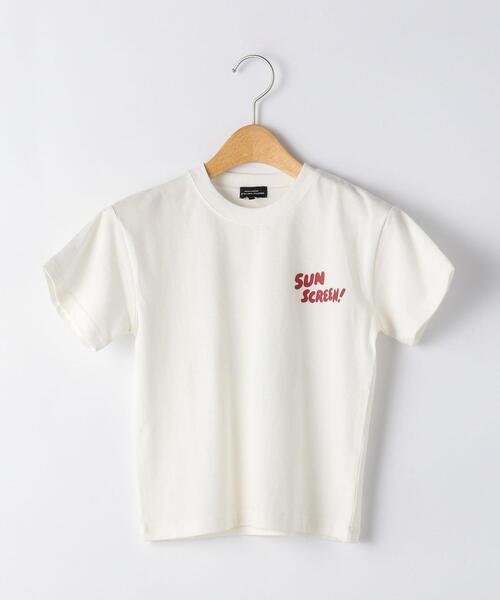 green label relaxing(グリーンレーベルリラクシング)の「【キッズ】FOODキャラクター Tシャツ(Tシャツ/カットソー・キッズ・ライム/オフホワイト・95/105/135/125/115)」の4枚目の写真