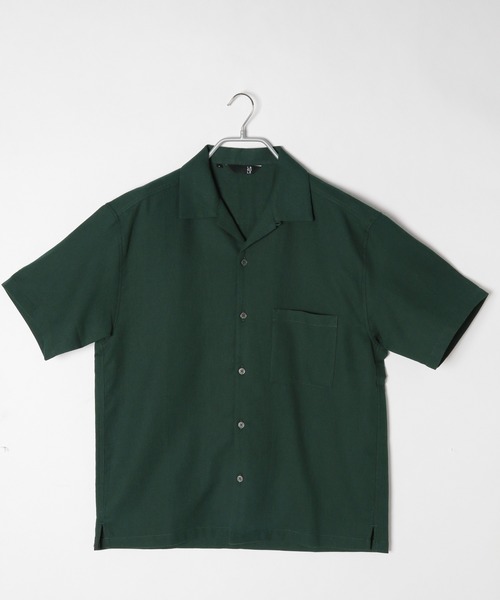 LAKOLE（ラコレ）の「コットンパナマシャツ / LAKOLE（シャツ/ブラウス・メンズ・ブラウン/オフホワイト/グリーン/サンドグレー・MEDIUM/LARGE）」の7枚目の写真