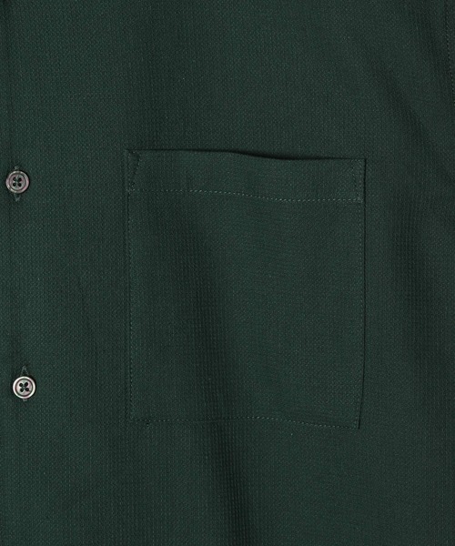 LAKOLE（ラコレ）の「コットンパナマシャツ / LAKOLE（シャツ/ブラウス・メンズ・ブラウン/オフホワイト/グリーン/サンドグレー・MEDIUM/LARGE）」の13枚目の写真