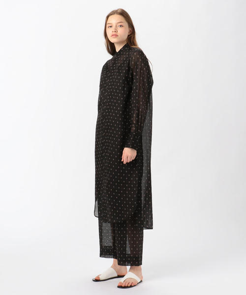 SOULEIADO（ソレイアード）の「コットンオーガンジープリント スタンド  