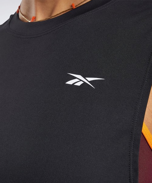 Reebok（リーボック）の「ワークアウト レディ メッシュ タンク トップ / Workout Ready Mesh Tank Top（タンクトップ・レディース・ブラック・LARGE/MEDIUM/X-LARGE/SMALL）」の3枚目の写真