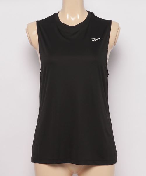 Reebok（リーボック）の「ワークアウト レディ メッシュ タンク トップ / Workout Ready Mesh Tank Top（タンクトップ・レディース・ブラック・LARGE/MEDIUM/X-LARGE/SMALL）」の2枚目の写真