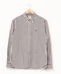 ブルックスブラザーズ Red Fleece チェック プルオーバー BDシャツ Brooks Brothers - ブルックスブラザーズ チェック 長袖 シャツ