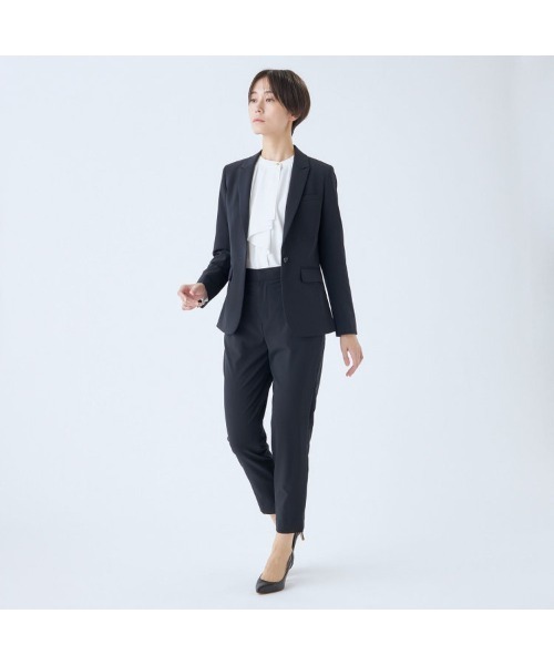 SUIT SELECT スーツセレクト パンツスーツ マイクロチェック CLASSICO TAPERED】【春夏】コーディネートパンツ付き/2釦
