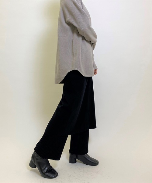 セール Sugar Rose シュガーローズ スカートドッキングニットパンツ その他パンツ Sugar Rose シュガーローズ のファッション通販 Zozotown