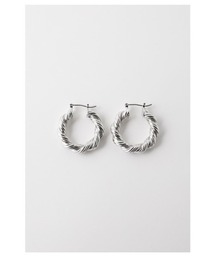 MOUSSY | TWIST HOOP EARRINGS(ピアス（両耳用）)