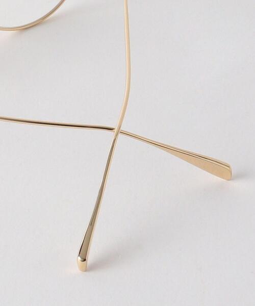 KANEKO OPTICAL（カネコオプティカル）の「UNITED ARROWS by KANEKO OPTICAL Harry/アイウェア MADE IN JAPAN（メガネ・メンズ・シルバー/ゴールド・FREE）」の6枚目の写真