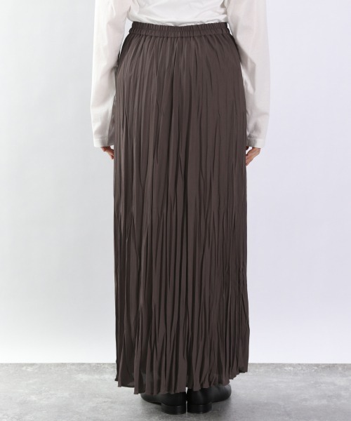 LOWRYS FARM(ローリーズファーム)の「ワッシャープリーツスカート 932711(スカート・レディース・アイボリー/チャコールグレー/ライトグレー/イエロー/ドット/グリーン・FREE)」の9枚目の写真