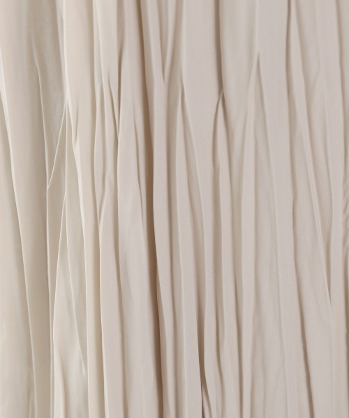 LOWRYS FARM(ローリーズファーム)の「ワッシャープリーツスカート 932711(スカート・レディース・アイボリー/チャコールグレー/ライトグレー/イエロー/ドット/グリーン・FREE)」の14枚目の写真