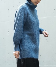 AS KNOW AS PINKY | 2色まぜあぜタートルプルオーバー(ポロシャツ)