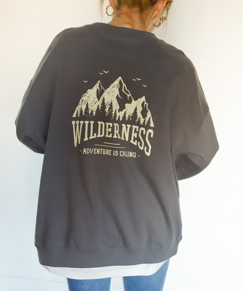 Auntie Rosa Holiday（アンティローザホリデー）の「マウンテンバックプリントスウェット（スウェット・レディース・チャコールグレー/ライトグレー/ナチュラル・FREE）」の20枚目の写真