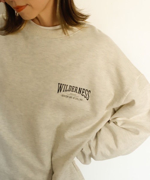 Auntie Rosa Holiday（アンティローザホリデー）の「マウンテンバックプリントスウェット（スウェット・レディース・チャコールグレー/ライトグレー/ナチュラル・FREE）」の16枚目の写真