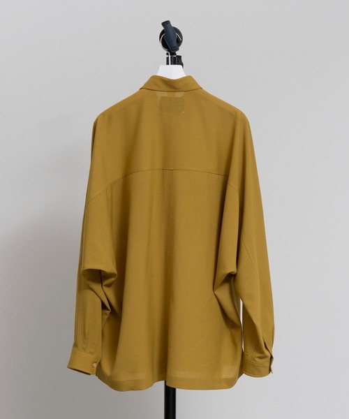 MAISON SPECIAL（メゾンスペシャル）の「《ユニセックスアイテム》マルチファブリックプライムオーバードルマンシャツ 【MAISON SPECIAL/メゾンスペシャル】（シャツ/ブラウス・メンズ・ホワイト/ブラック/イエロー・44/46）」の8枚目の写真