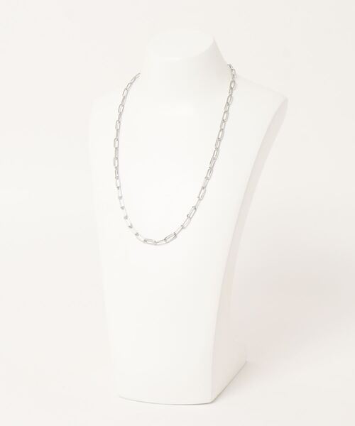 ADAM ET ROPE'(アダムエロペ)の「【LES BIJOUX】ブロックチェーンネックレス(ネックレス・レディース・シルバー/ゴールド・FREE)」の5枚目の写真