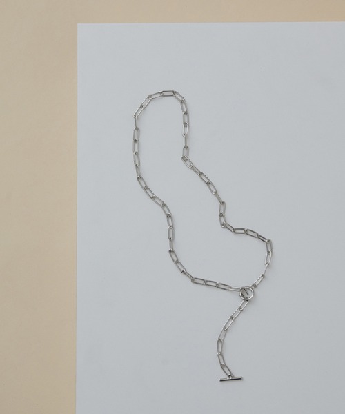 ADAM ET ROPE'(アダムエロペ)の「【LES BIJOUX】ブロックチェーンネックレス(ネックレス・レディース・シルバー/ゴールド・FREE)」の1枚目の写真