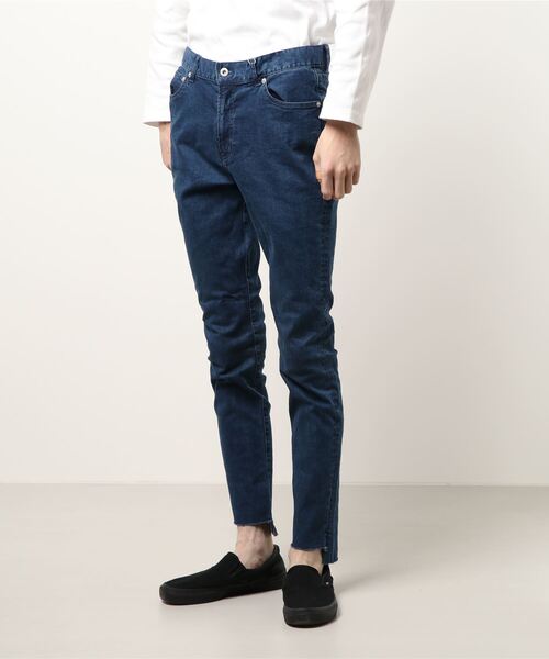 VENCEEXCHANGE（ヴァンスエクスチェンジ）の「カットオフスキニーパンツ（その他パンツ・メンズ・ネイビー/ライトブルー/ブラック・S/L/M）」の11枚目の写真