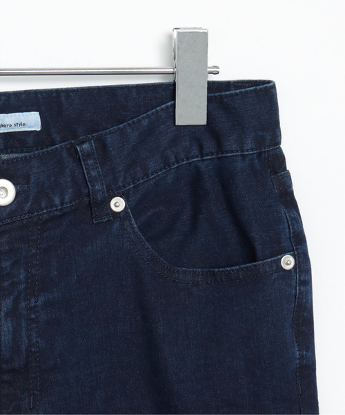 VENCEEXCHANGE（ヴァンスエクスチェンジ）の「カットオフスキニーパンツ（その他パンツ・メンズ・ネイビー/ライトブルー/ブラック・S/L/M）」の7枚目の写真