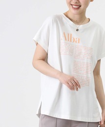 HONEYSUCKLE ROSE | 【HONEYSUCKLE ROSE】ラウンドプリントＴ(Tシャツ/カットソー)