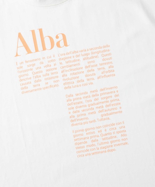 HONEYSUCKLE ROSE（ハニーサックルローズ）の「【HONEYSUCKLE ROSE】ラウンドプリントＴ（Tシャツ/カットソー・レディース・オフホワイト/グリーン/ホワイト×ブラック/ホワイト×カーキブラウン/ブラック/ホワイト/ブラック×ホワイト・L/M）」の11枚目の写真