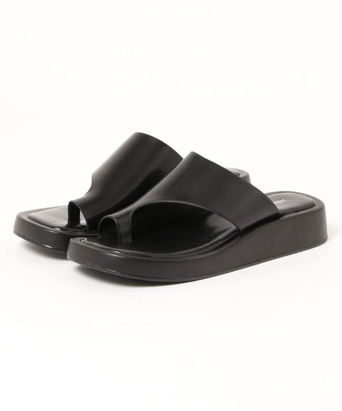 Fabby fabby（ファビィーファビィー）の「トング厚底フラットサンダル（サンダル・レディース・ホワイト/ベージュ/ブラック・MEDIUM/SS/LARGE/SMALL）」の17枚目の写真