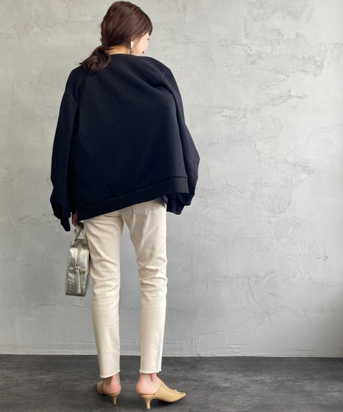 RED CARD TOKYO（レッドカード）の「[RED CARD/レッドカード] ETERNITY ハイウエストスリムテーパード ホワイトデニムパンツ（デニムパンツ・レディース・アイボリー・23/24/25/26/22）」の18枚目の写真