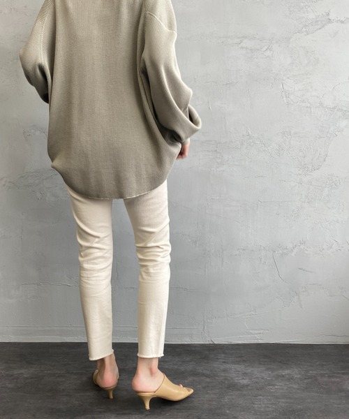 RED CARD TOKYO（レッドカード）の「[RED CARD/レッドカード] ETERNITY ハイウエストスリムテーパード ホワイトデニムパンツ（デニムパンツ・レディース・アイボリー・23/24/25/26/22）」の12枚目の写真