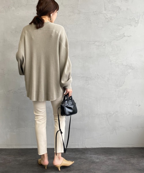 RED CARD TOKYO（レッドカード）の「[RED CARD/レッドカード] ETERNITY ハイウエストスリムテーパード ホワイトデニムパンツ（デニムパンツ・レディース・アイボリー・23/24/25/26/22）」の13枚目の写真