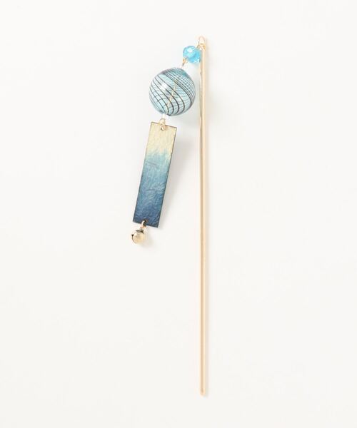 カヤ（カヤ）の「【カヤ】風鈴かんざし（その他ヘアアクセサリー・レディース・パープル/グレー/レッド/ブルー/グリーン/ライトグリーン/ブルー系その他/アクア・FREE）」の6枚目の写真