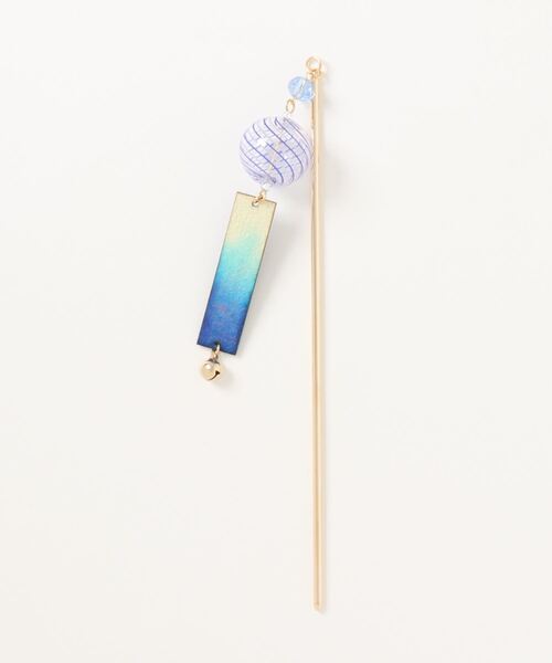 カヤ（カヤ）の「【カヤ】風鈴かんざし（その他ヘアアクセサリー・レディース・パープル/グレー/レッド/ブルー/グリーン/ライトグリーン/ブルー系その他/アクア・FREE）」の5枚目の写真