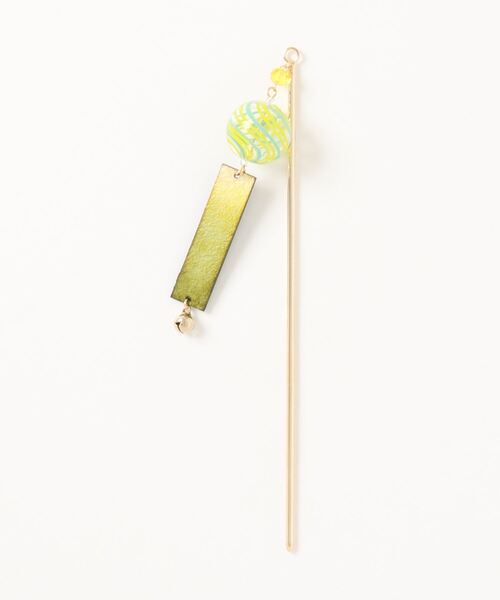 カヤ（カヤ）の「【カヤ】風鈴かんざし（その他ヘアアクセサリー・レディース・パープル/グレー/レッド/ブルー/グリーン/ライトグリーン/ブルー系その他/アクア・FREE）」の4枚目の写真