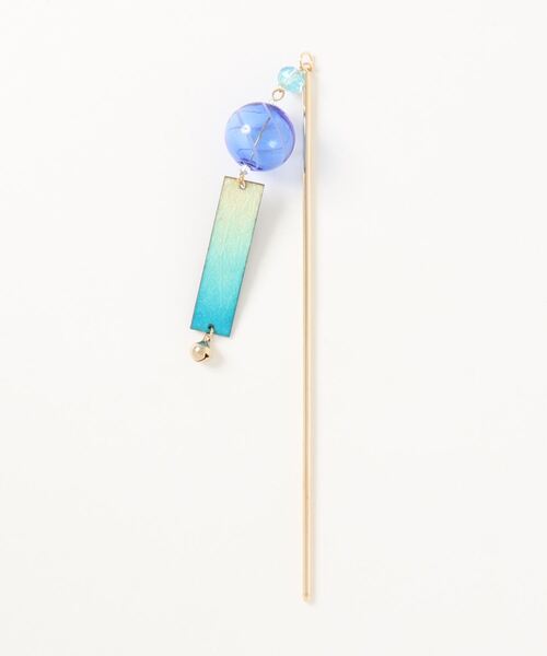 カヤ（カヤ）の「【カヤ】風鈴かんざし（その他ヘアアクセサリー・レディース・パープル/グレー/レッド/ブルー/グリーン/ライトグリーン/ブルー系その他/アクア・FREE）」の12枚目の写真