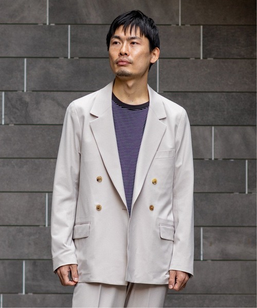 EDIFICE(エディフィス)の「TRトロ ダブルジャケット(その他アウター・メンズ・ベージュ/ベージュ系その他・SMALL/MEDIUM/X-LARGE/LARGE)」の2枚目の写真