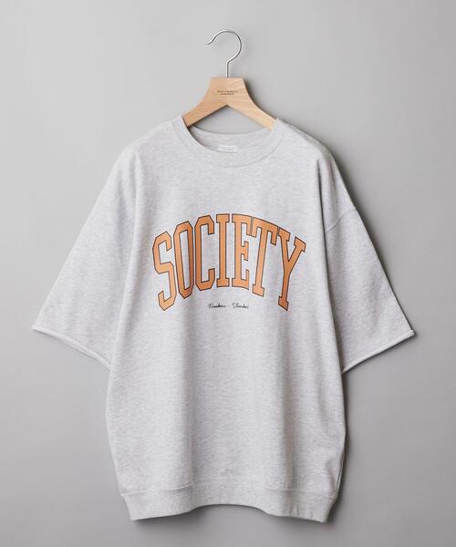 BEAUTY&YOUTH UNITED ARROWS(ビューティーアンドユースユナイテッドアローズ)の「【WEB限定】by レタード ライト スウェット ハーフスリーブ(Tシャツ/カットソー・メンズ・ホワイト/ベージュ/ライトグレー/ロイヤルブルー/ブラック・L/M/S)」の3枚目の写真