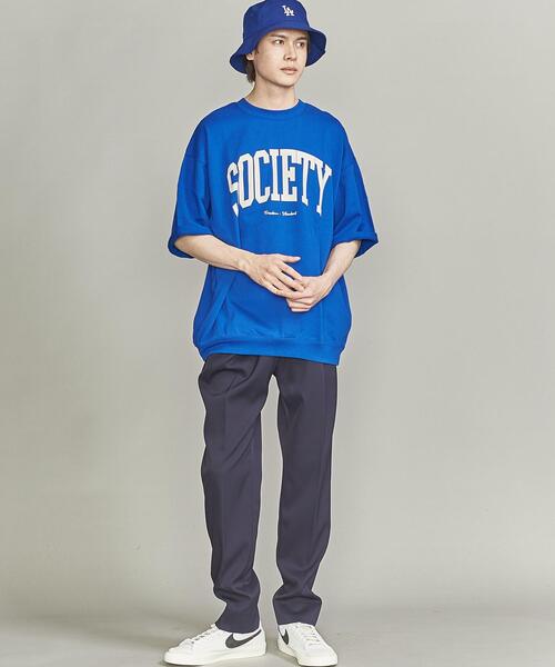 BEAUTY&YOUTH UNITED ARROWS(ビューティーアンドユースユナイテッドアローズ)の「【WEB限定】by レタード ライト スウェット ハーフスリーブ(Tシャツ/カットソー・メンズ・ホワイト/ベージュ/ライトグレー/ロイヤルブルー/ブラック・L/M/S)」の20枚目の写真