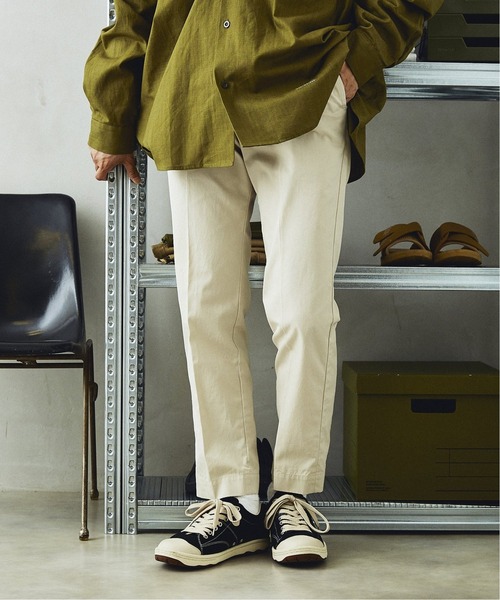 JOURNAL STANDARD relume（ジャーナルスタンダード　レリューム）の「【HOUSE HOLD / ハウス ホールド】アイビーチノスラックス（スラックス・メンズ・カーキ/アイボリー/ベージュ・1/4/3/2）」の7枚目の写真